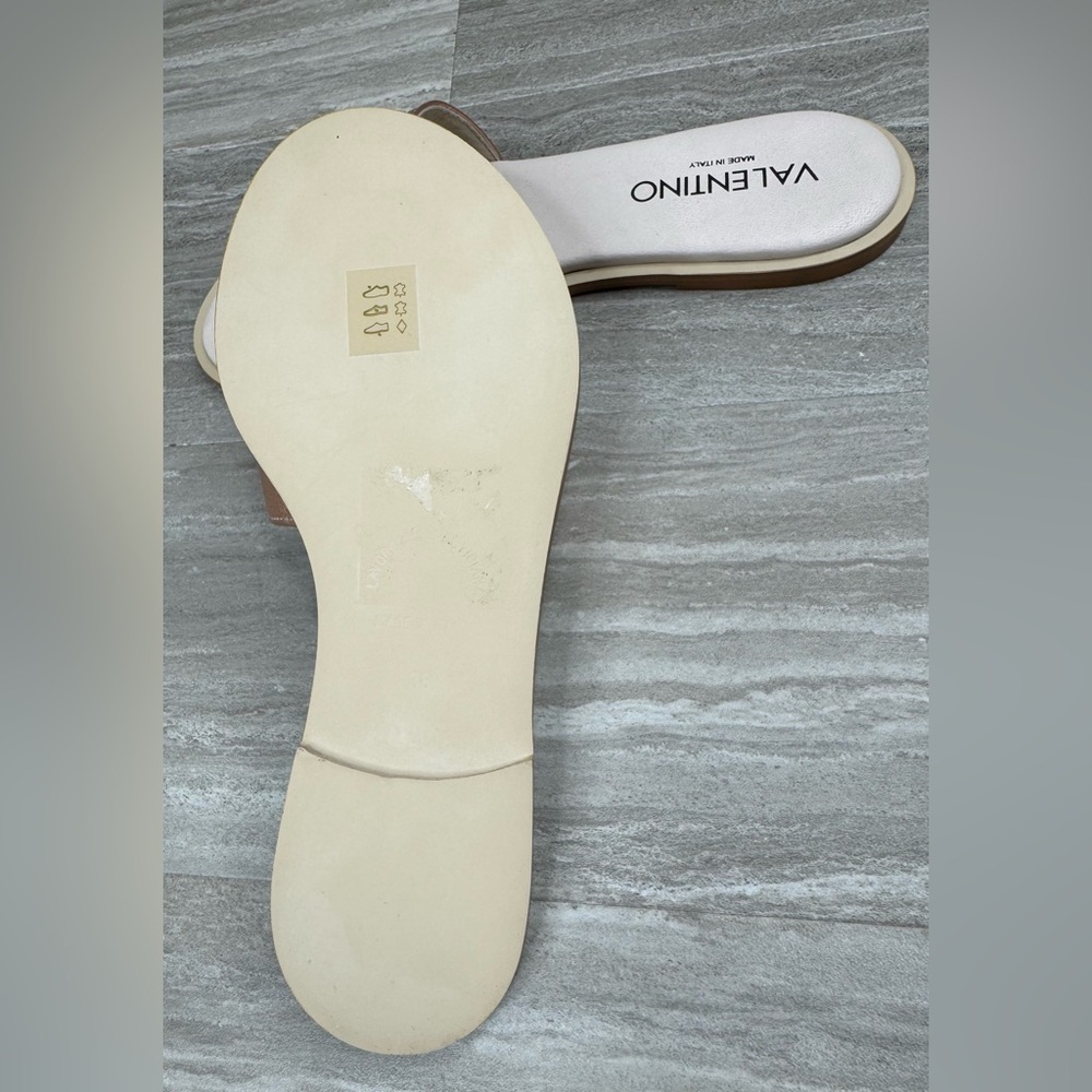 NEW! Valentino by Mario Valentino Bugola Slide Sandal in Copper Womens Size 8 - Picture 10 of 14